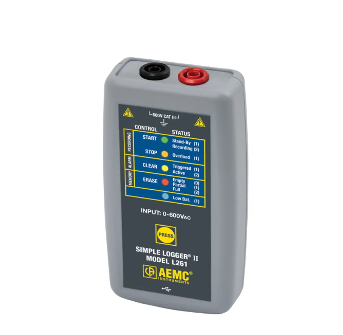 AEMC L261 enkel loggare