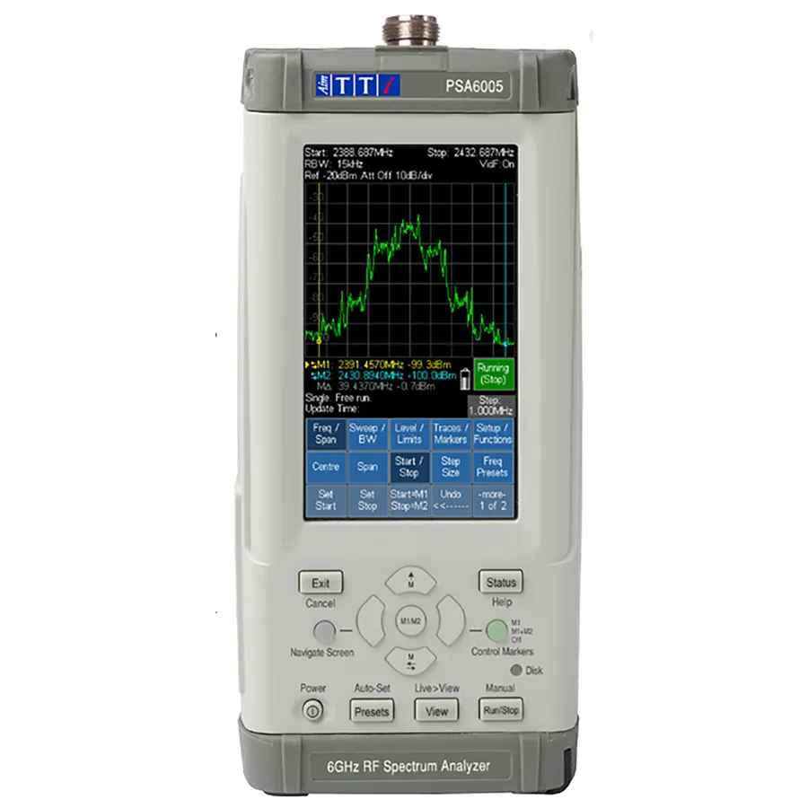 Aim TTi PSA6005USC bärbar RF-spektrumanalysator