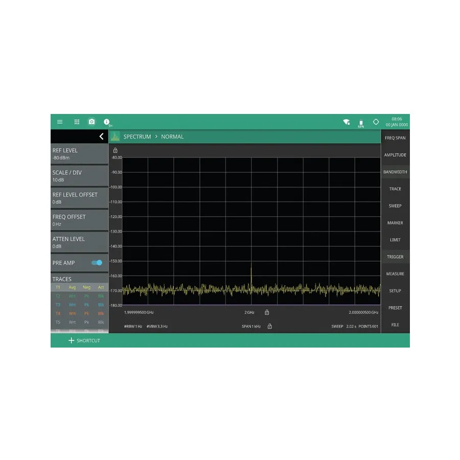 Anritsu MS2070A-3008 förförstärkare programuppgradering