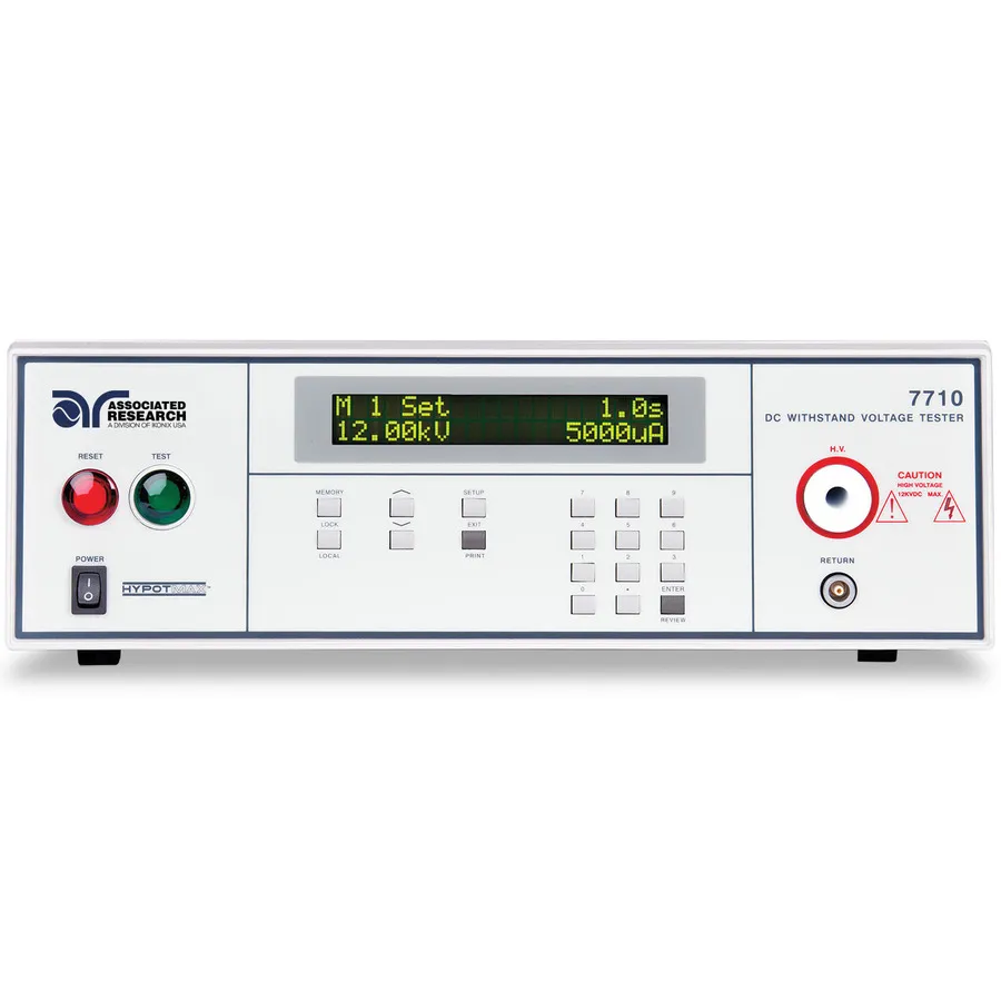 Associated Research 7710 DC hipottestare
