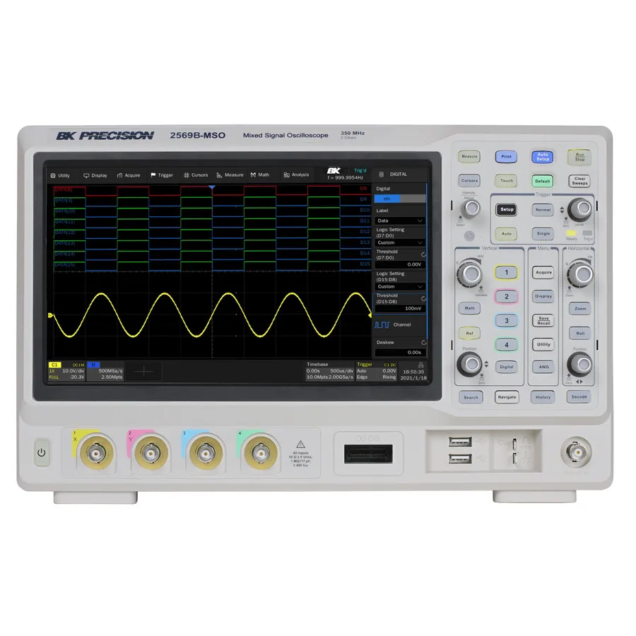 B&K Precision 2569B-MSO Digitalt blandad signal-oscilloskop