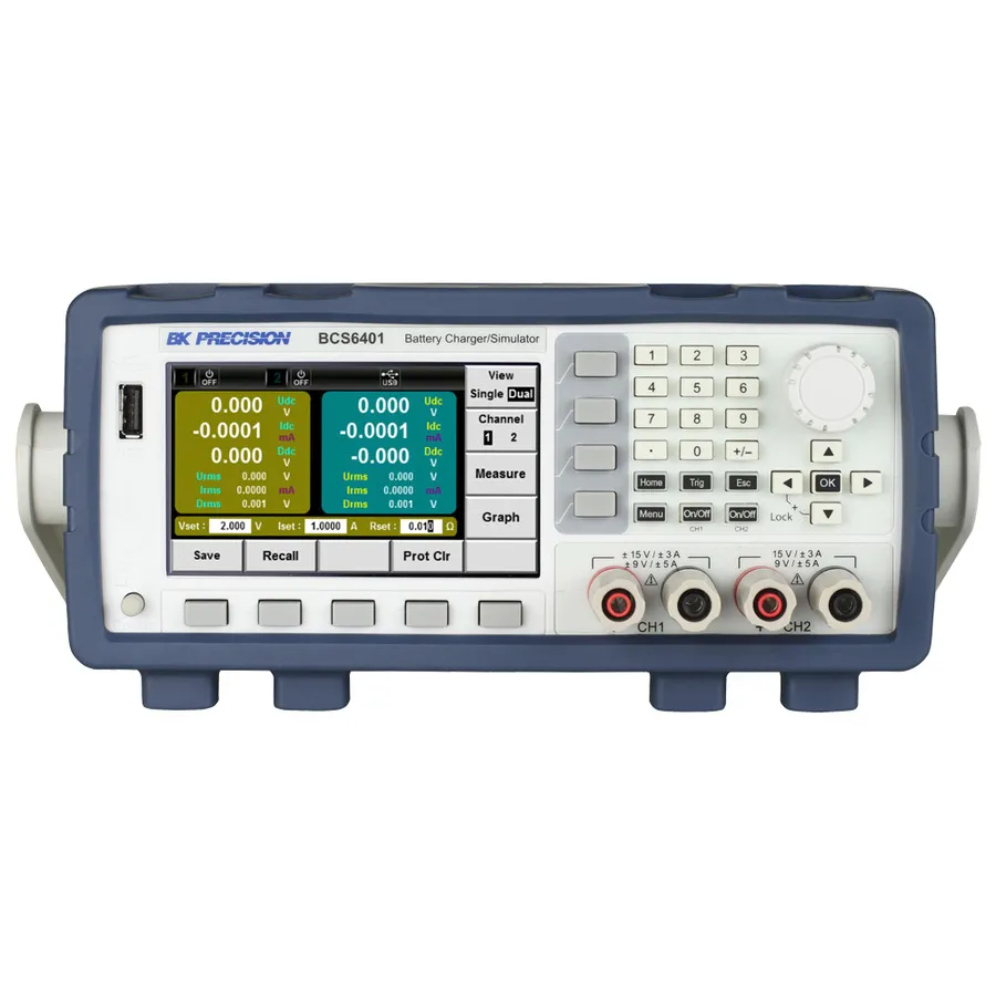 B&K Precision BCS6401 batterisimulator och DC-strömförsörjning