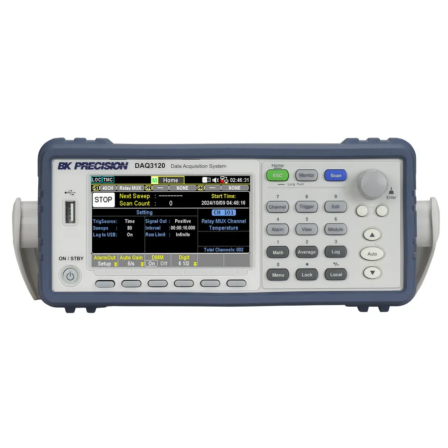 B&K Precision DAQ3120 benchtop-datainsamlingssystem