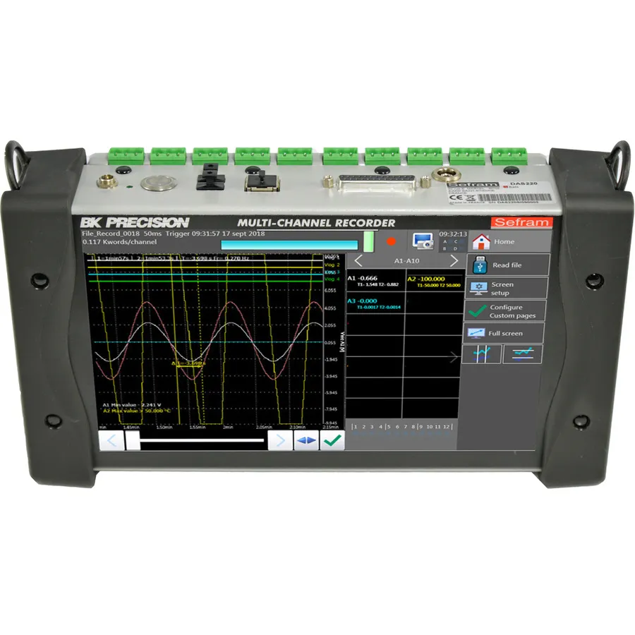 B&K Precision DAS220 bärbar datalogg