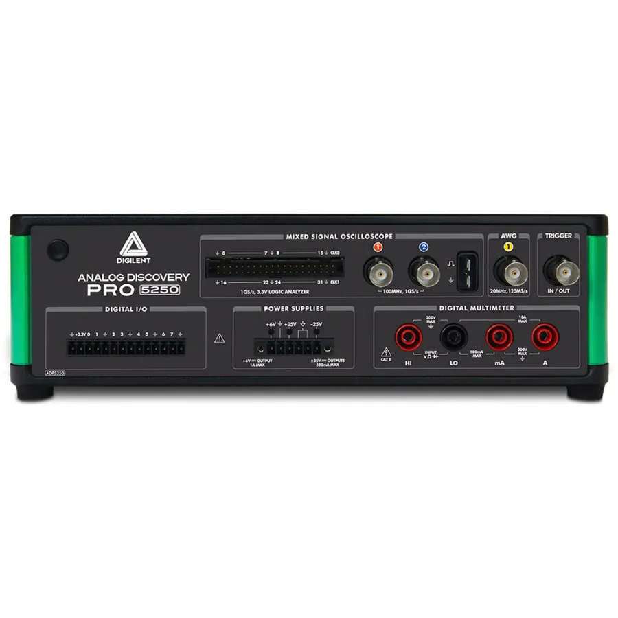 Digilent ADP5250 2-kanals blandad-signal oscilloskop med DMM