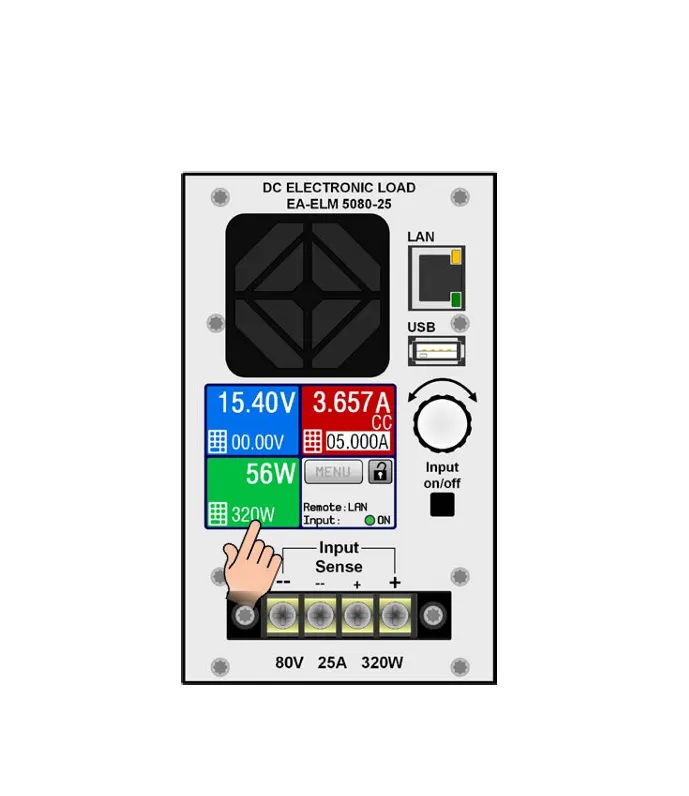 Elektro-Automatik EA-ELM 5080-25 Regenerativ Elektronisk Belastning