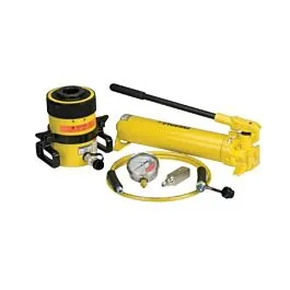 Enerpac SCH603H hydraulcylinder med hål och handpumpset
