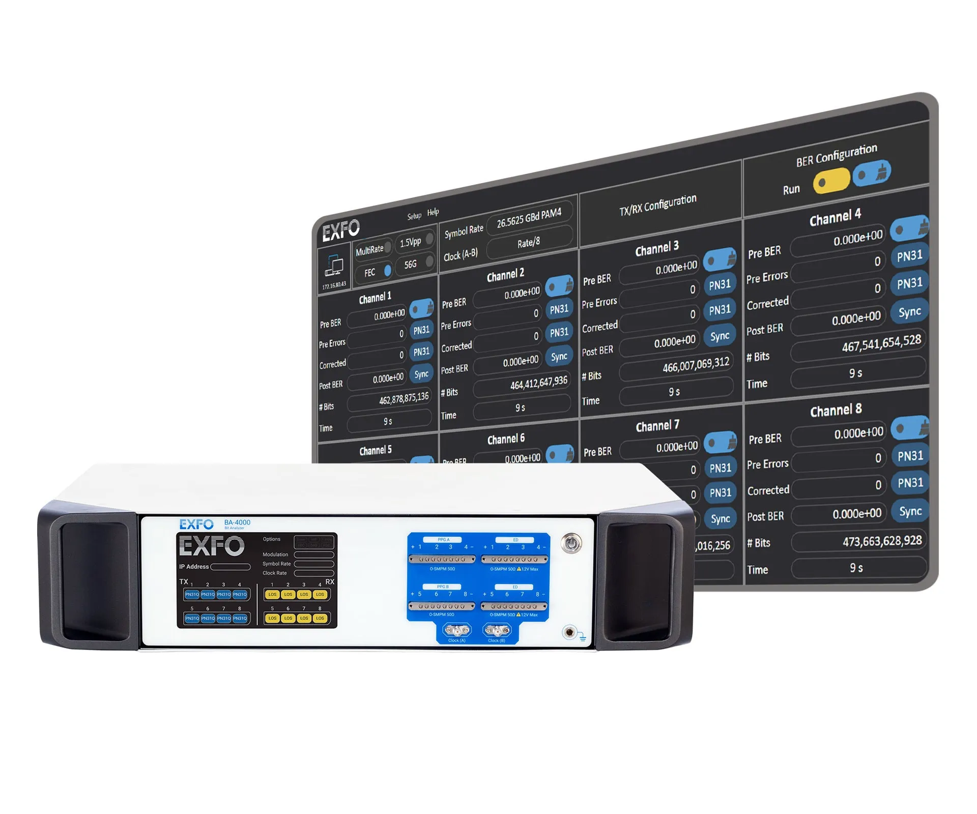 EXFO BA-4000-8-56-PAM Bitanalysator