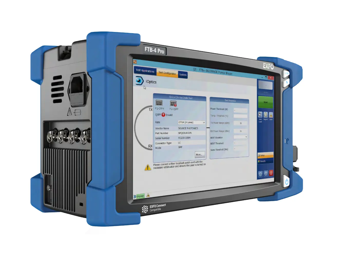 EXFO FTB-4-PRO-BTY fälttestningsplattform