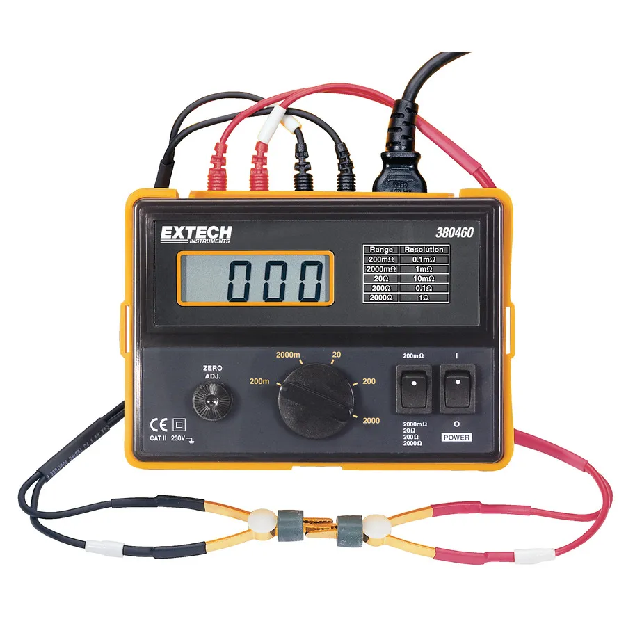 Extech 380460 precisions milliohmmeter