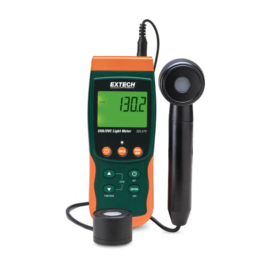 Extech SDL470-NIST UVA/UVC-ljusmätare dataloggare