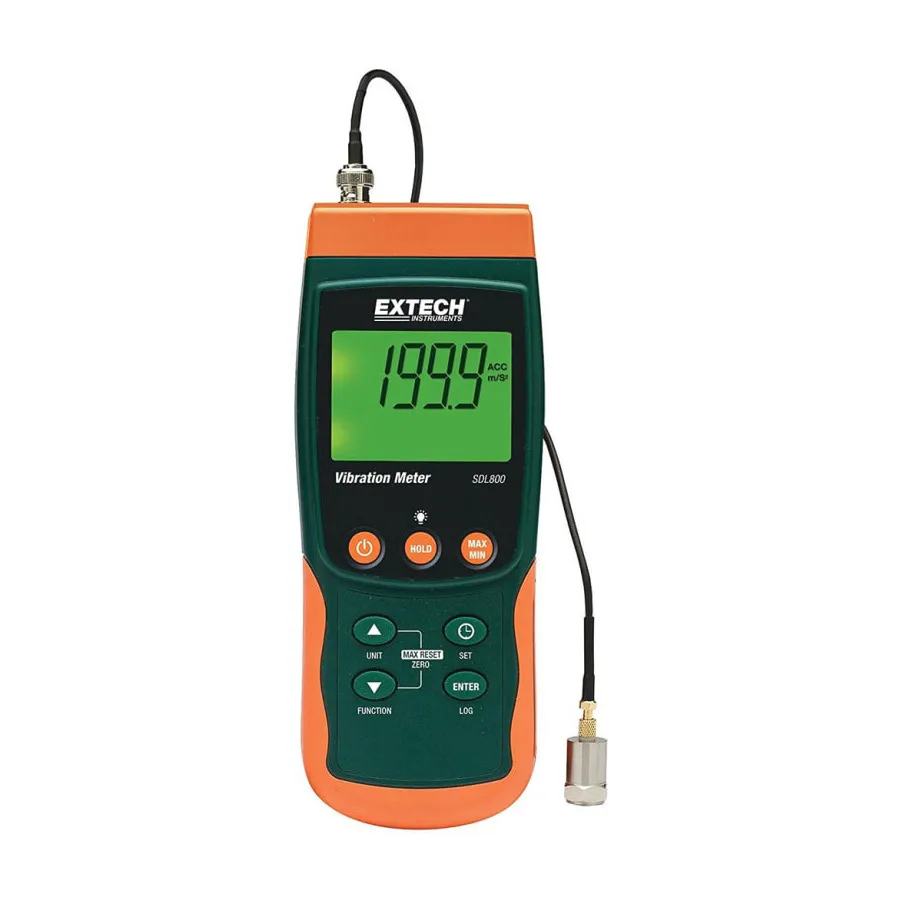 Extech SDL800-NIST Vibrationsmätare/Dataloggare