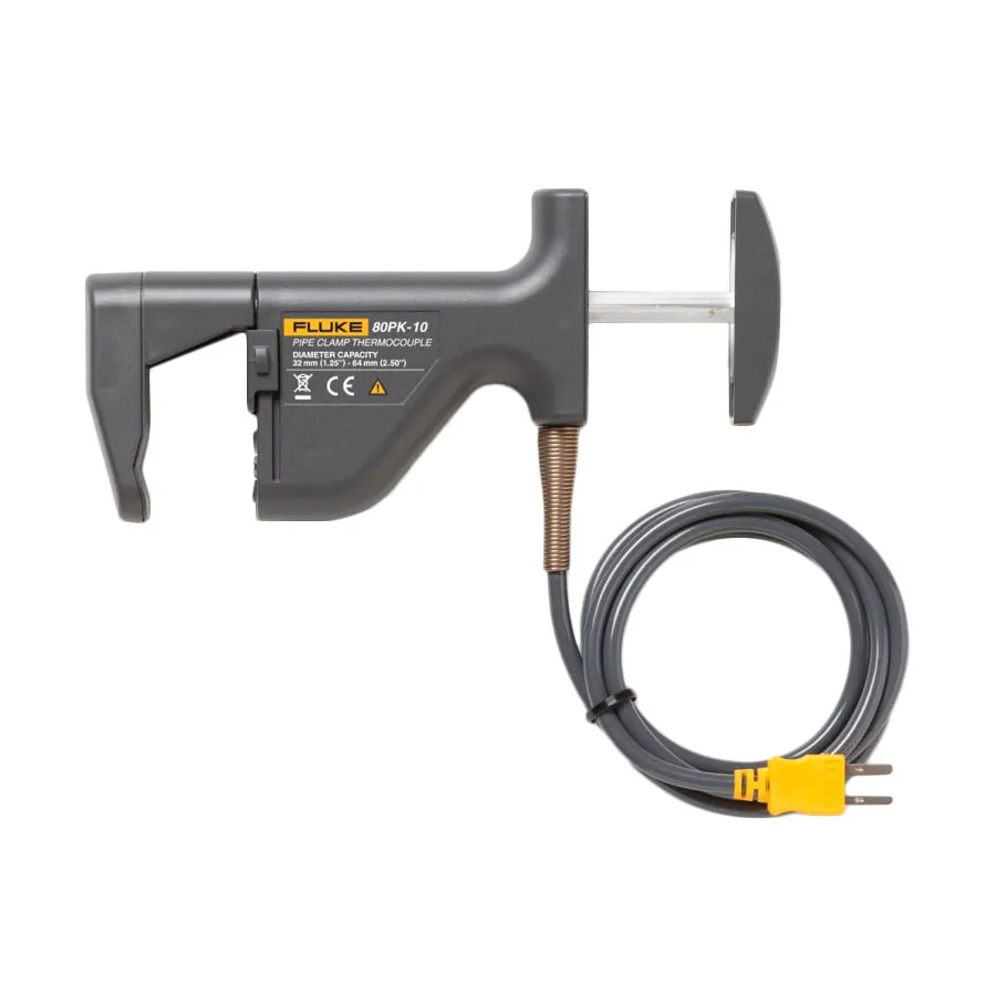 Fluke 80PK-10 Type-K termoelektrisk rörklämningsgivare