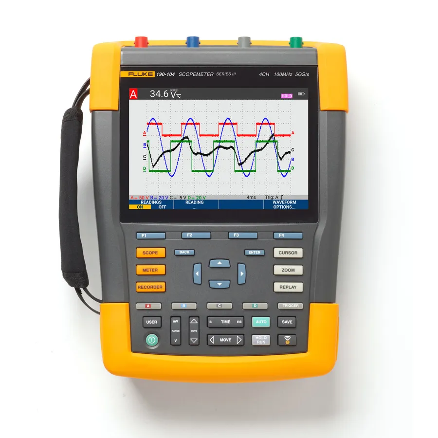 Fluke FLUKE-190-104-III handhållen oscilloskop