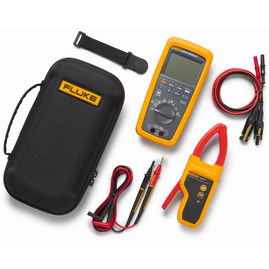 Fluke 283FC/PV trådlös digital multimeter solkit