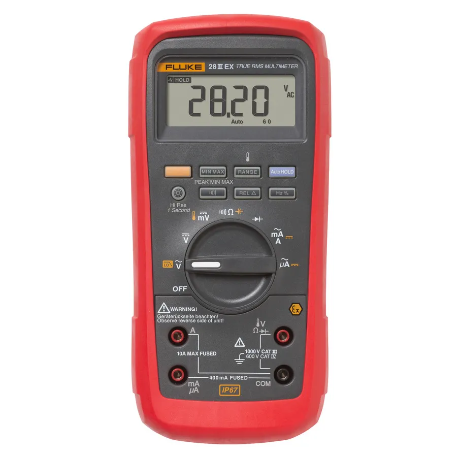 Fluke 28IIEX/NA inneboende säker digital multimeter