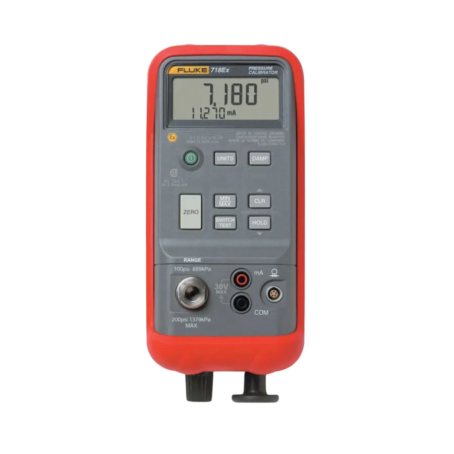 Fluke FLUKE-718EX 300 Intrinsic Safety Tryckkalibrering