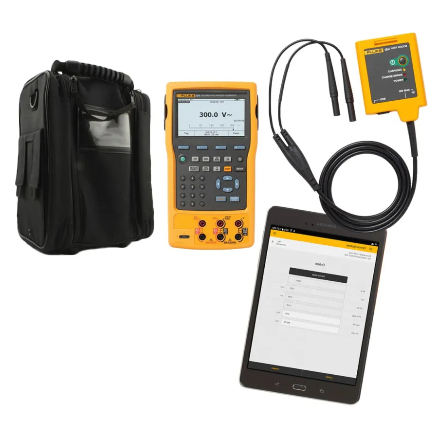 Fluke FLUKE-754/154 BU-paket med 754-kalibrator, surfplatta och HART-modem