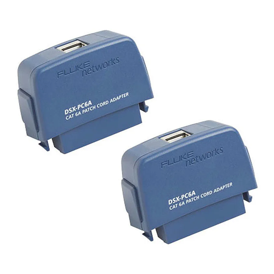 Fluke Networks DSX-PC6AS Cat 6A patch-kabel adapteruppsättning
