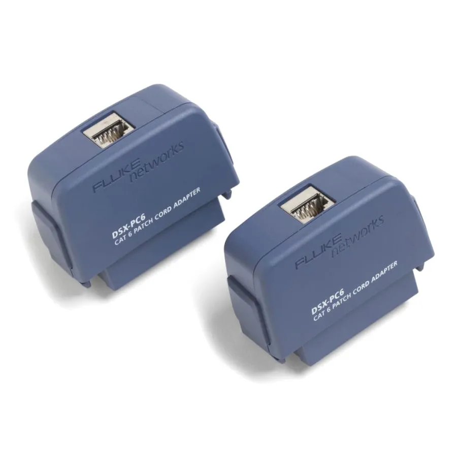 Fluke Networks DSX-PC6S Cat 6-patchkabeladapteruppsättning