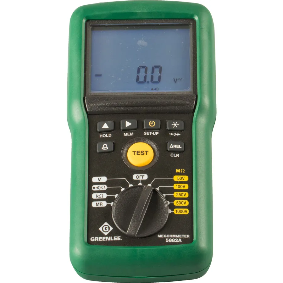 Greenlee 5882A-C megohmmätare isoleringstestare
