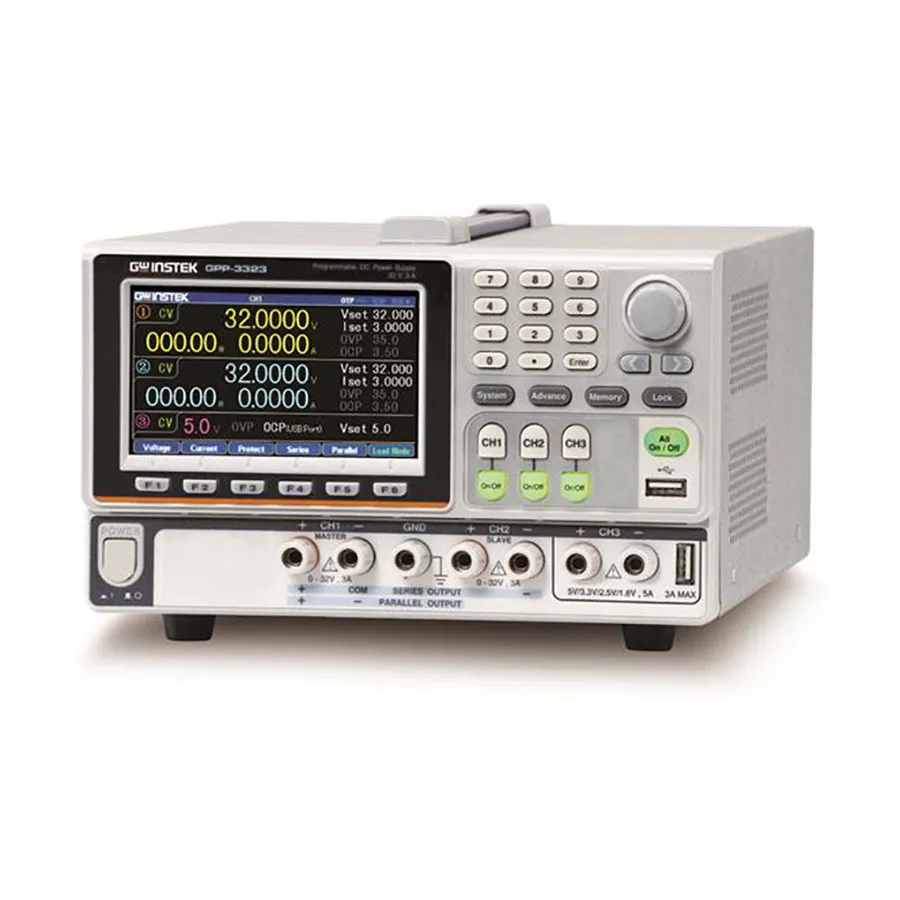 GW Instek GPP-3323 (LAN+GPIB) programmbar DC-strömförsörjning