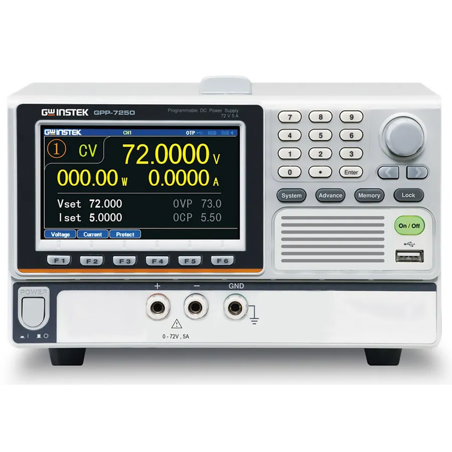 GW Instek GPP-7250G programmbar DC-strömförsörjning med GPIB