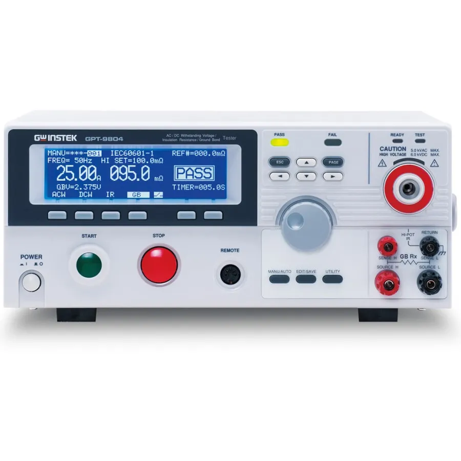 GW Instek GPT-9802 Elektrisk säkerhetstestare