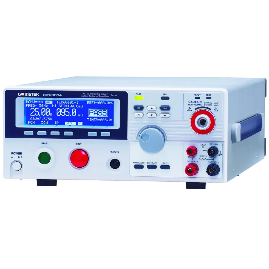 GW Instek GPT-9804 Elektrisk säkerhetstestare