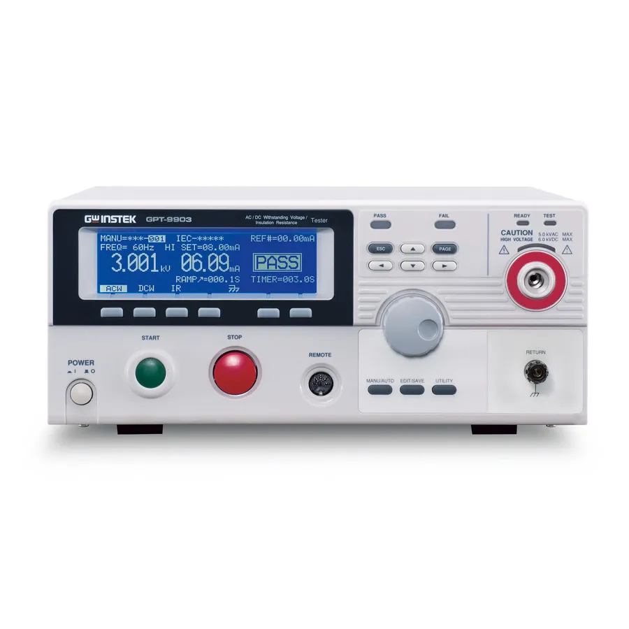 GW Instek GPT-9903A Elektrisk säkerhetstestare