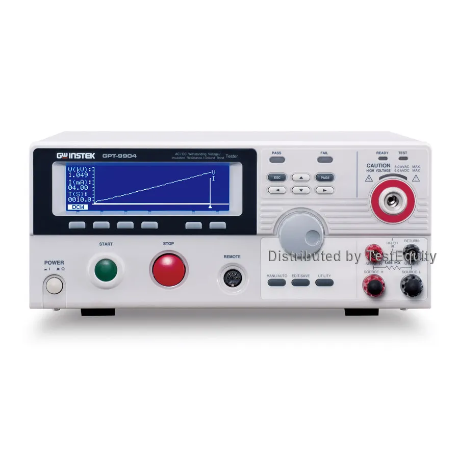 GW Instek GPT-9904 Elektrisk säkerhetstestare