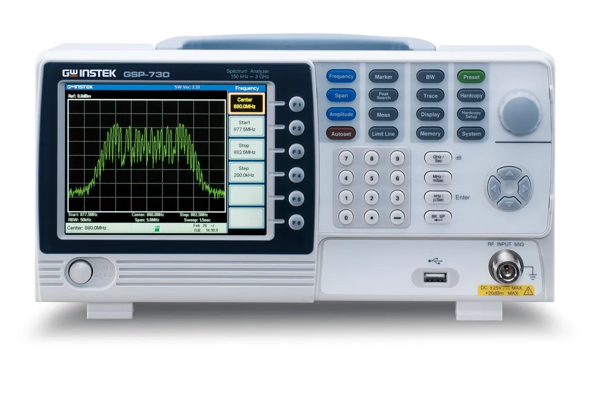 GW Instek GSP-730 spektrumanalysator
