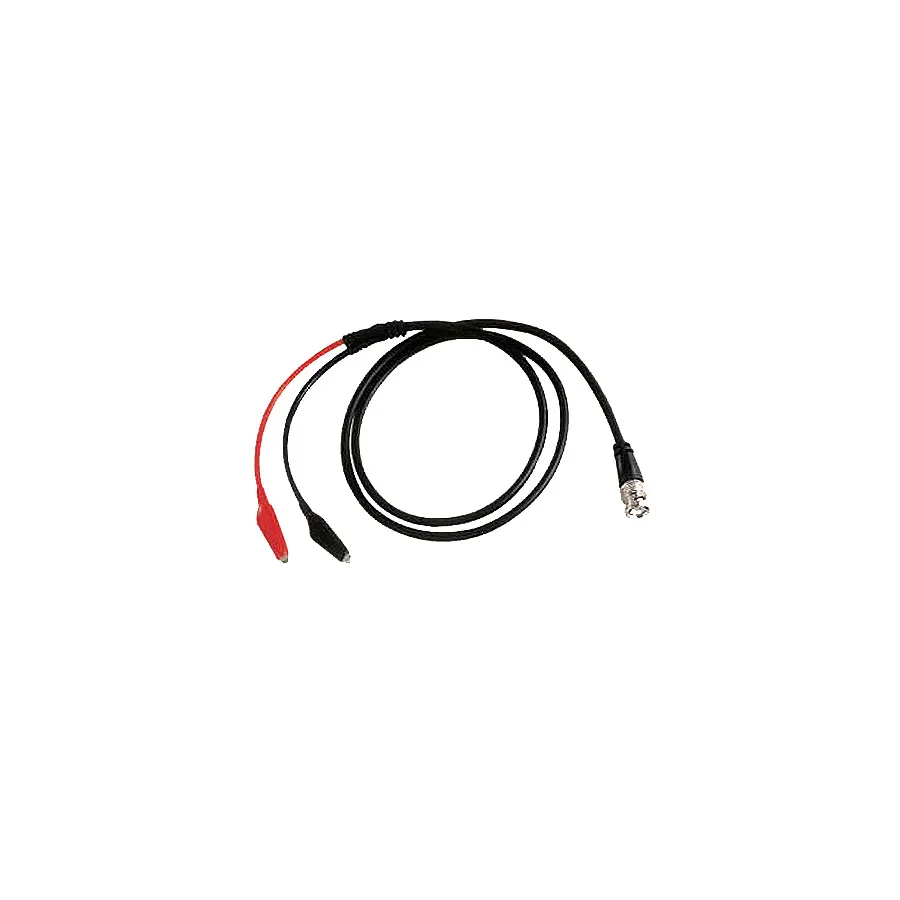 GW Instek GTL-101 testkabel, BNC till krokodilklämmor, 1,1m