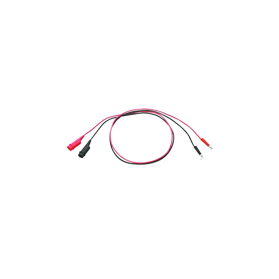 GW Instek GTL-104A testkabel, U-typ till krokodilklämmor, 10A, 1m