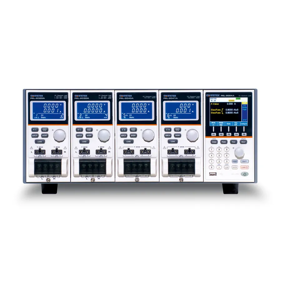 GW Instek PEL-2004A Programmbar DC-elektronisk last 4-slot huvudram