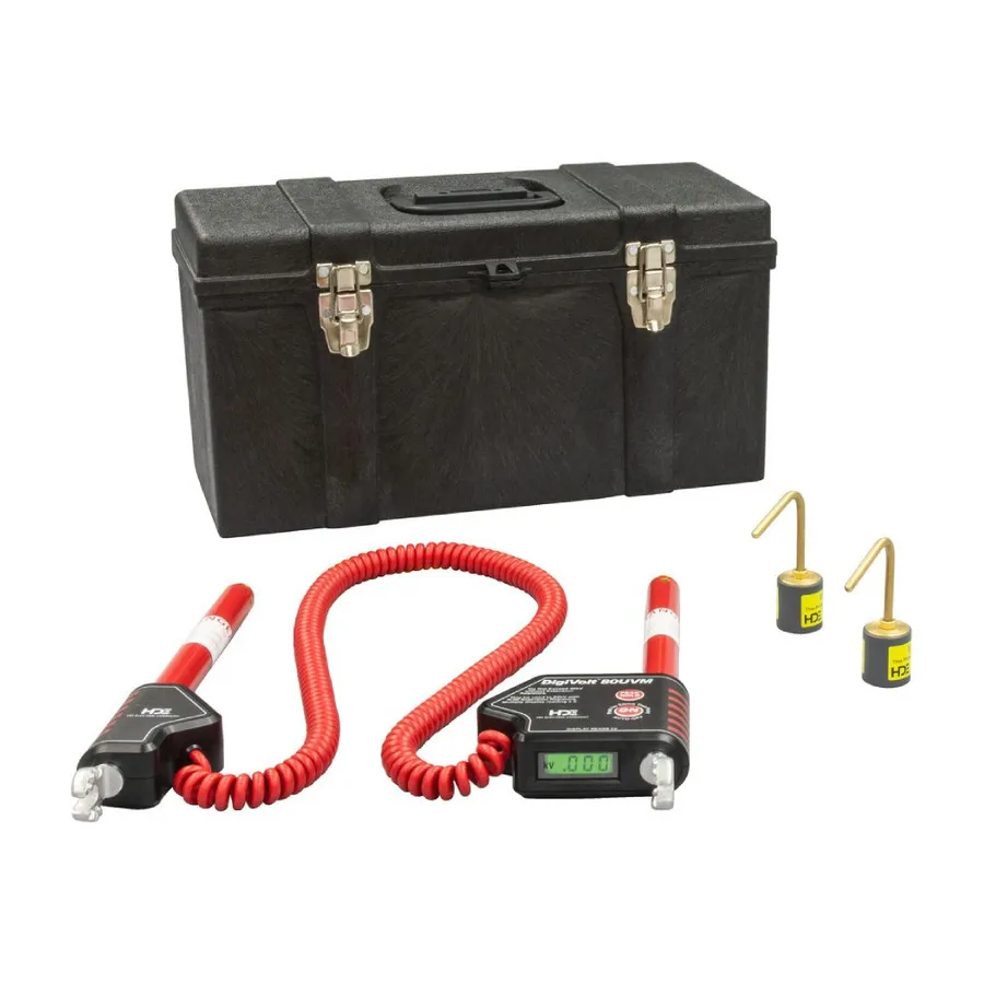 HDE DVM-80UVM dubbel-pinne digital voltmeter