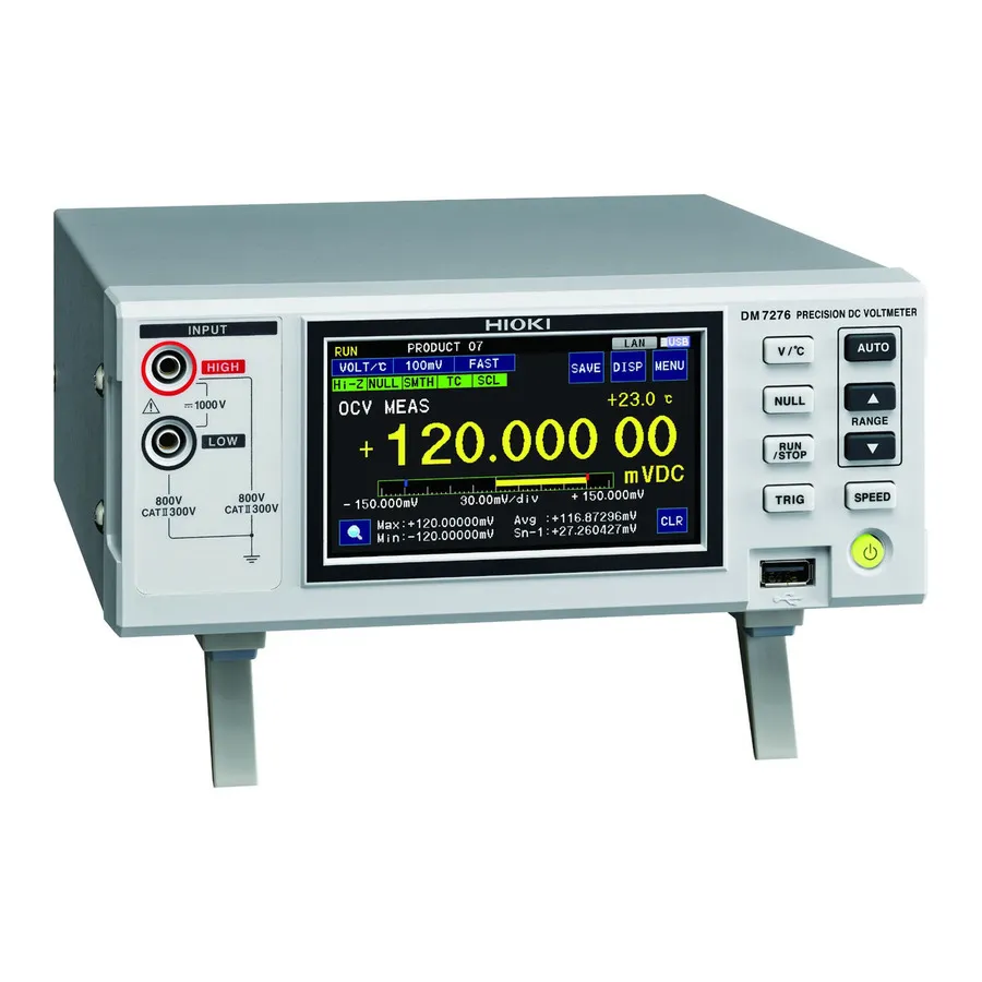 Hioki DM7276-03 Precision DC-spänningsmätare