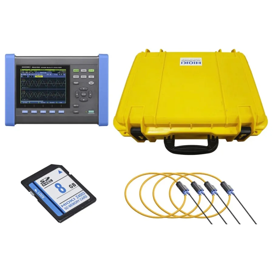 Hioki PQ3100-04/600 KIT Kraftkvalitetsanalysator