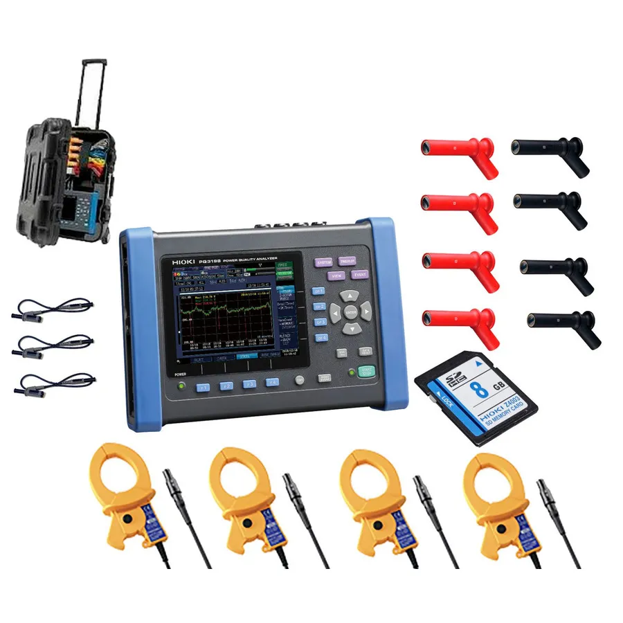 Hioki PQ3198/600 KIT strömkvalitetsanalysator