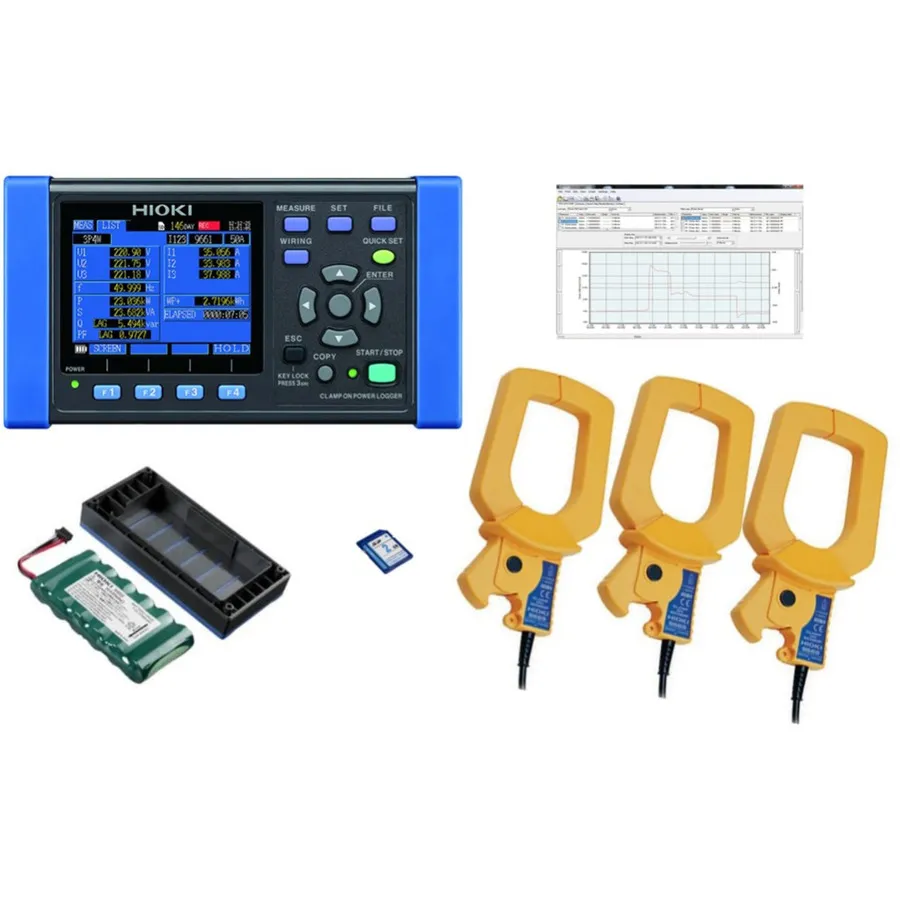 Hioki PW3360-21/1000Pro KIT Effektbehovsmätarkit