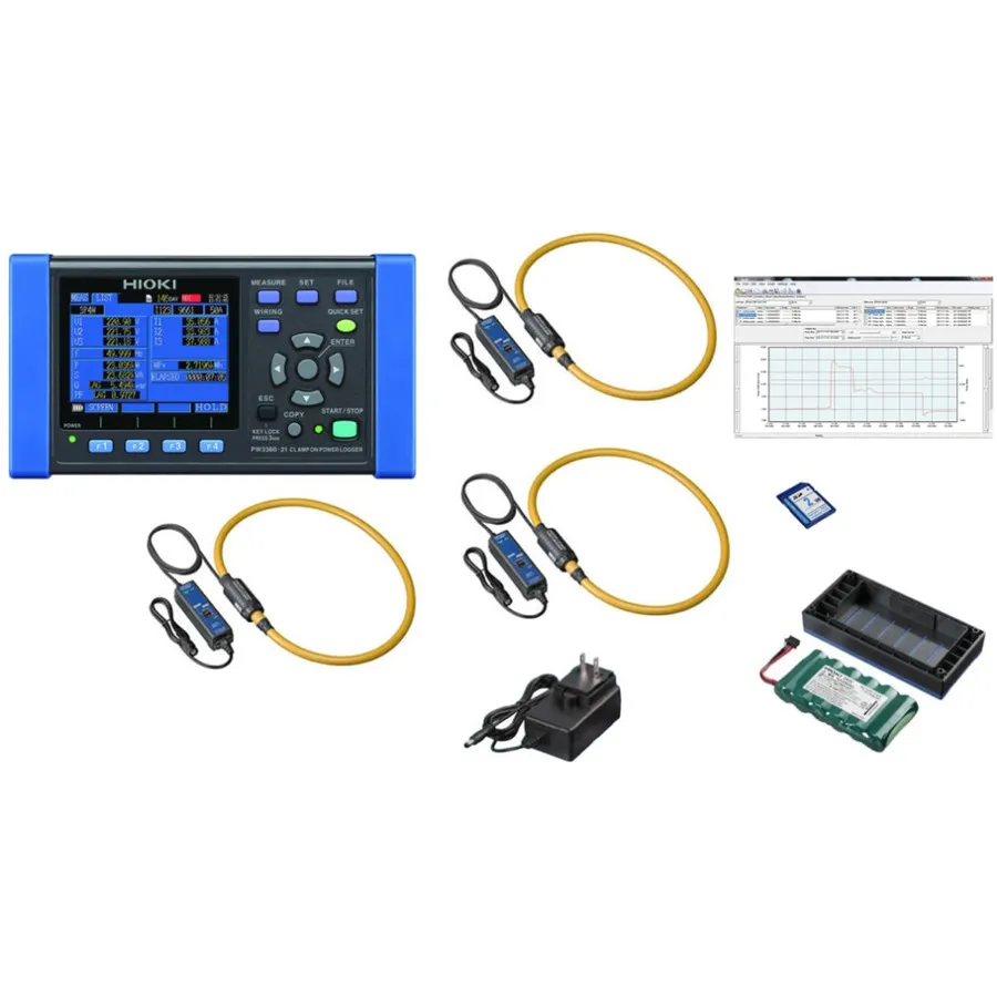 Hioki PW3360-21/5000PRO-7IN KIT kraftanalysator