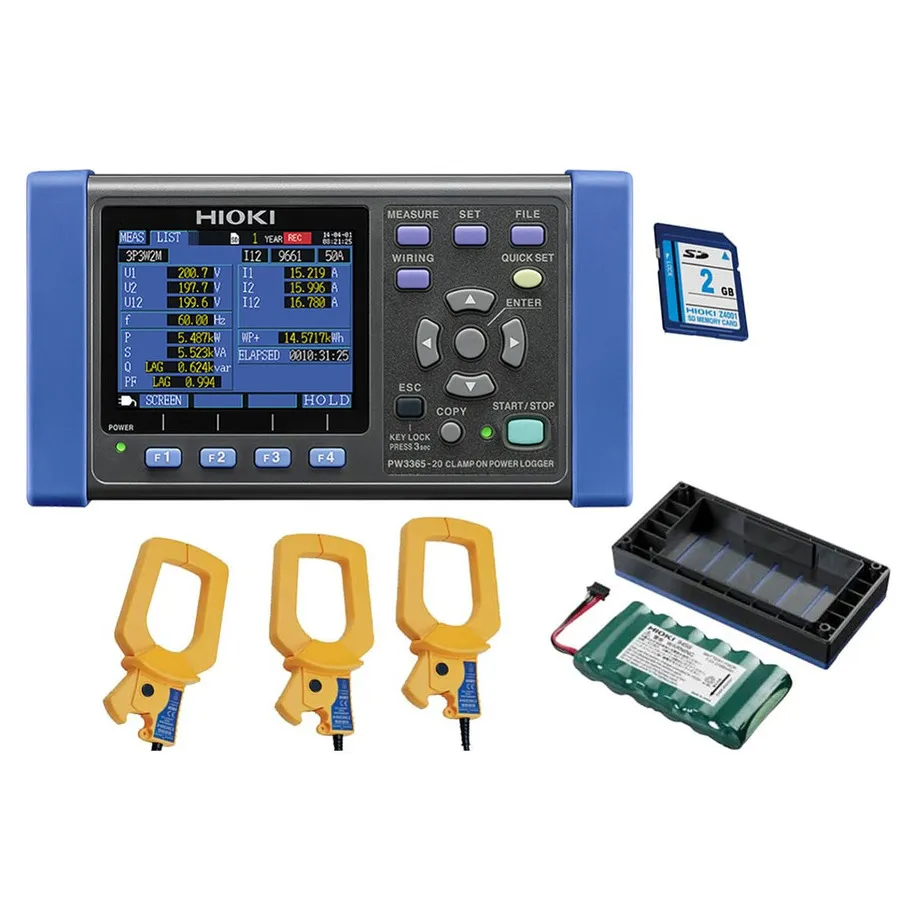 Hioki PW3365-20/1000Pro KIT kraftloggare