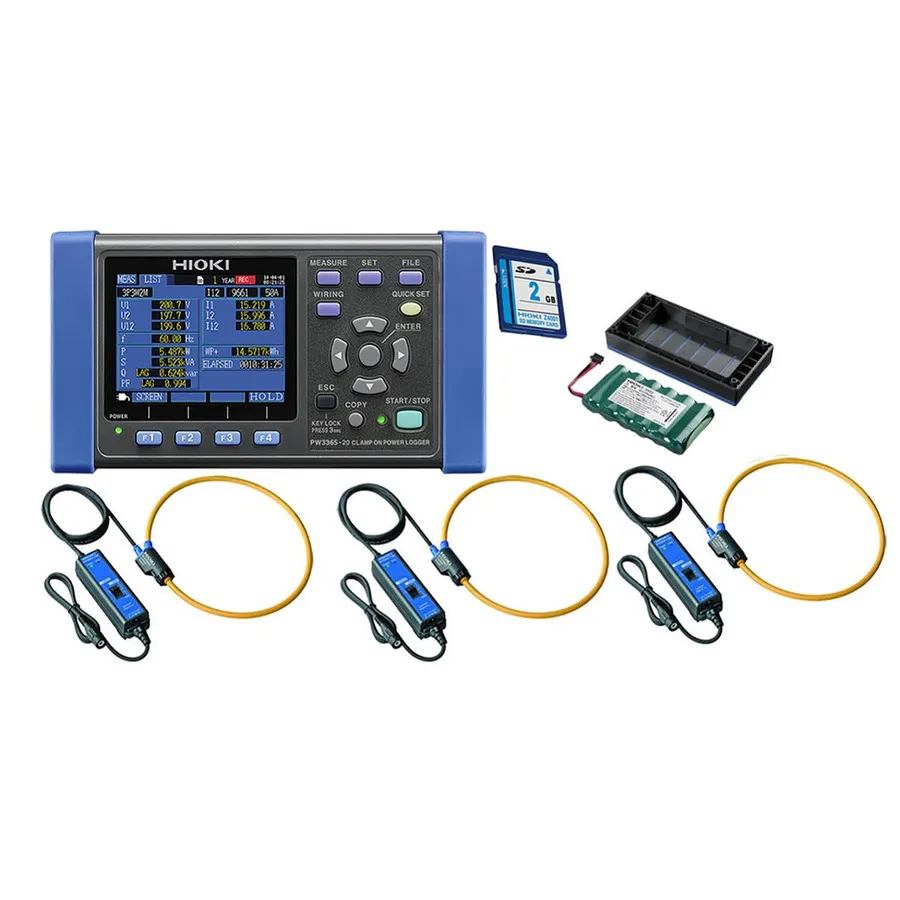 Hioki PW3365-20/5000Pro KIT kraftloggare