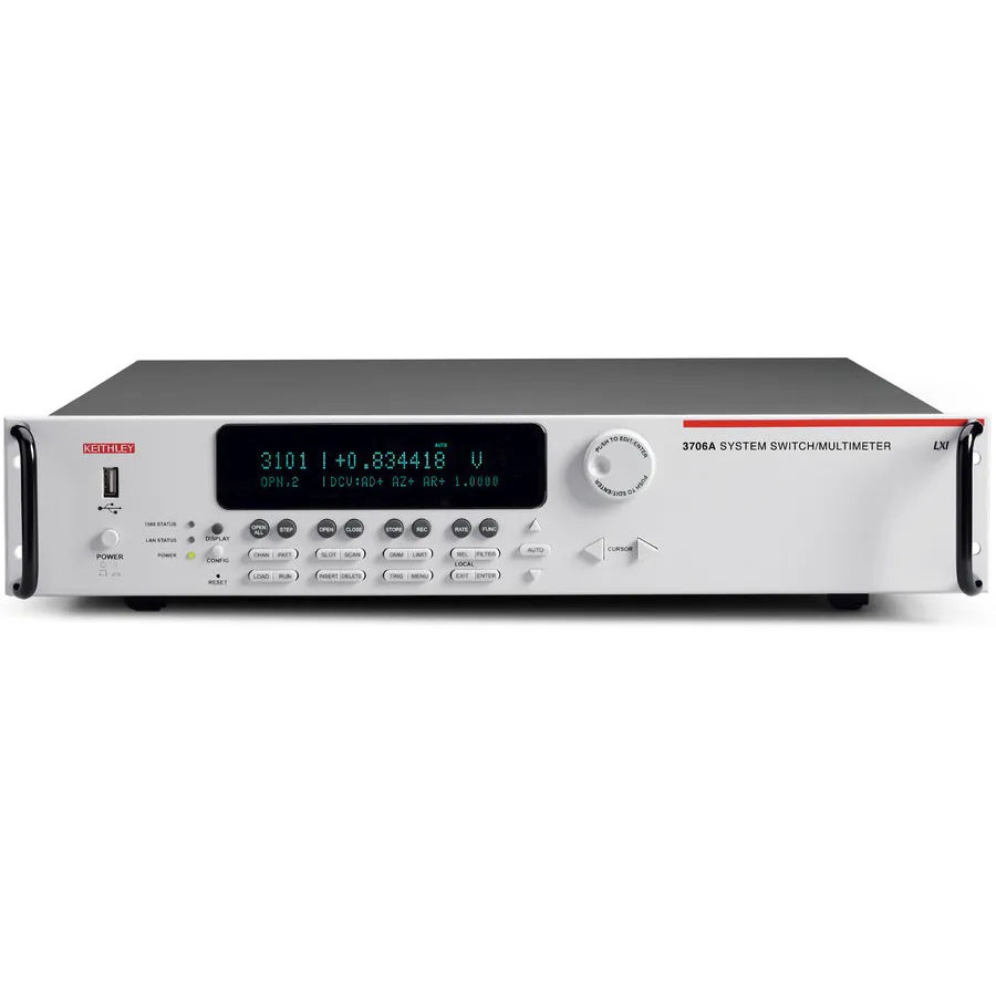 Keithley 3706A sex-slots systemväxel med högpresterande digital multimeter