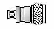 Keysight 11903A 2.4 mm till Type-N hane-adapter