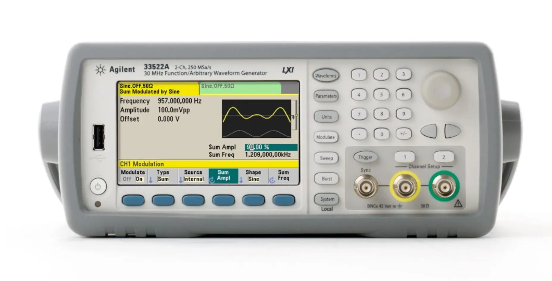 Keysight 33522A tvåkanalig vågformgenerator