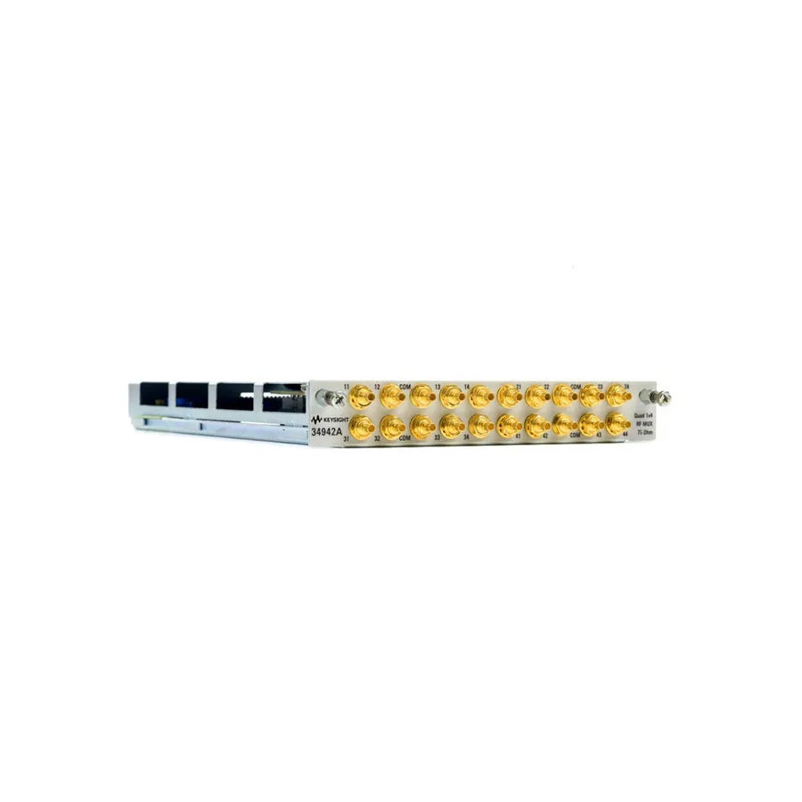 Keysight 34942A Quad 1x4 75 Ohm RF-multiplexor