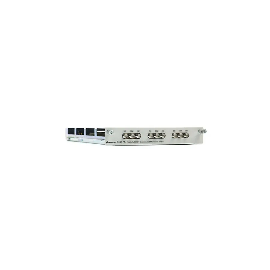 Keysight 34947A/026 Triple 1x2 SPDT Oterminerad Mikrovågsomkopplare-modul