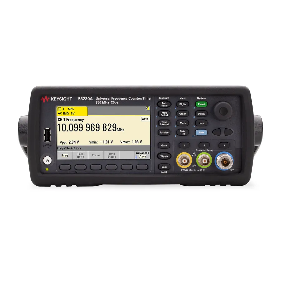 Keysight 53230A/010/106/201 universell frekvensmätare och timer