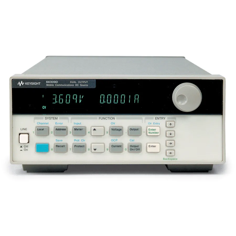 Keysight 66309D/004/120 Dubbelutgång Mobile Communication DC-källa